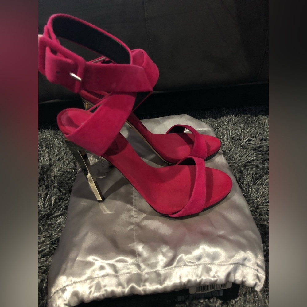 Giuseppe Zanotti Suede Crisscross Sandals